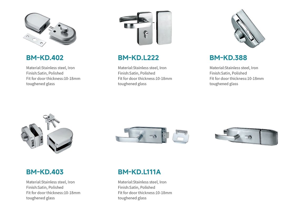 Glass Door Patch Fittings