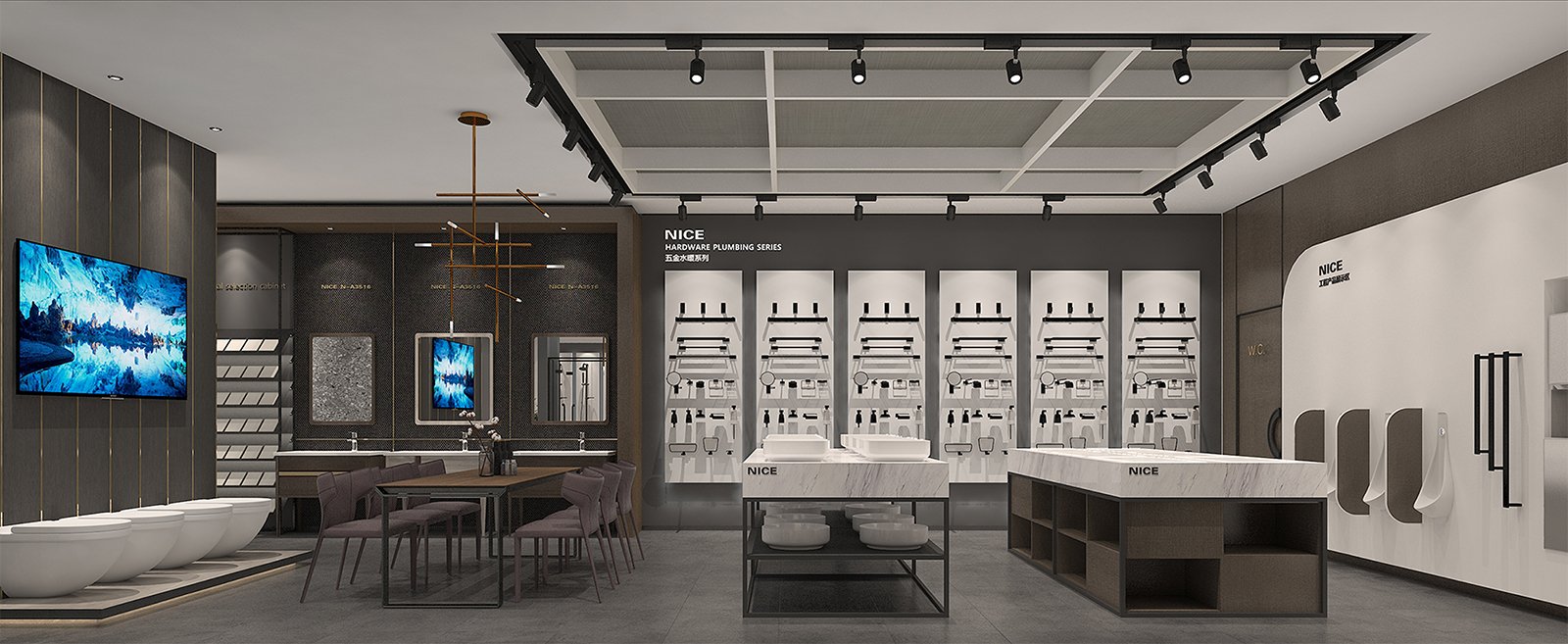 Glass and Hardware Showroom Design