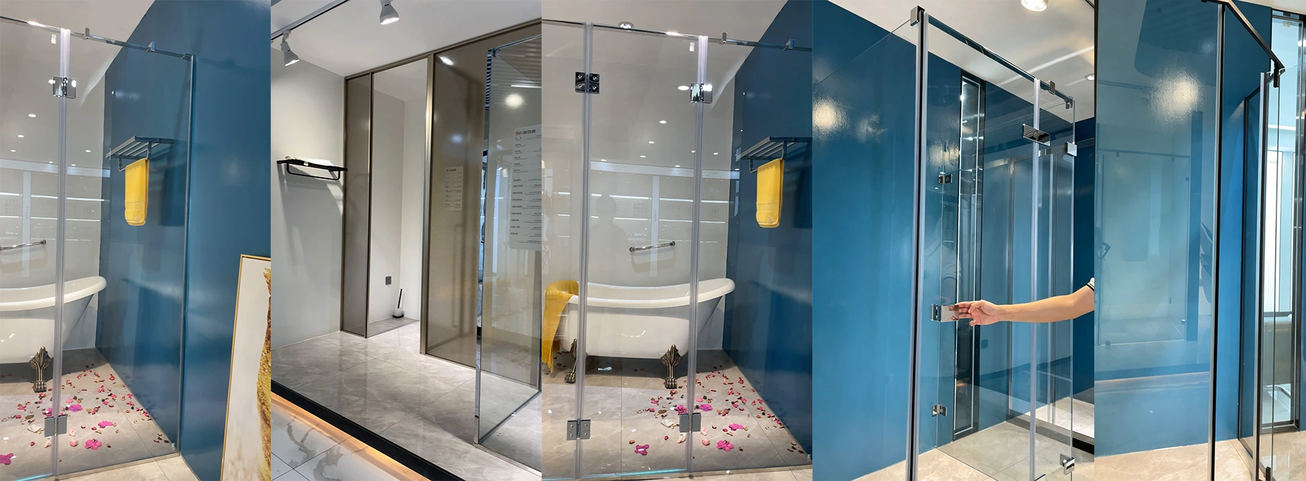 Premium Bathroom Glass Door Hardware